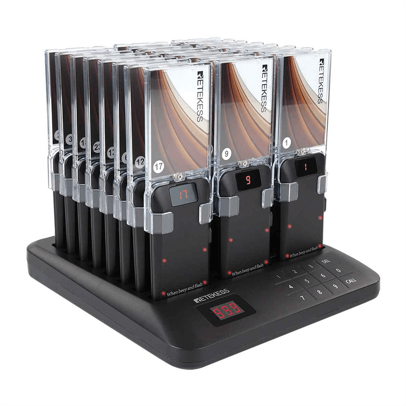 ระบบกริ่งไร้สายร้านอาหาร